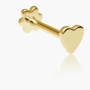 Maria Tash Threaded Heart Earrings (2)